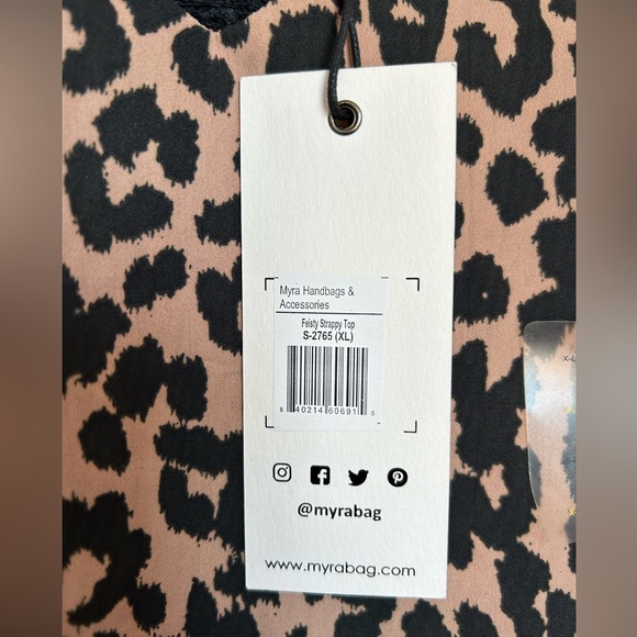 NWT Myra bag leopard tank top Size XL - Picture 7 of 7